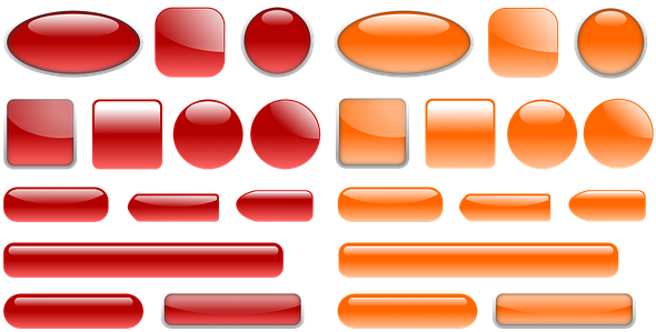 Button Icon Länglich Quadratisch Rund Rot - Stock.xchng (604x340)