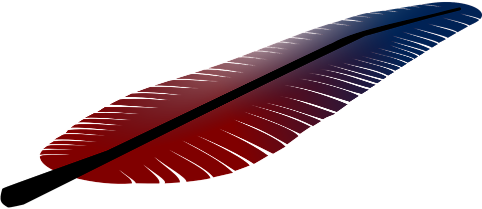 Feder, Federkiel, Vogel, Füllfederhalter - Plume Clipart (960x480)