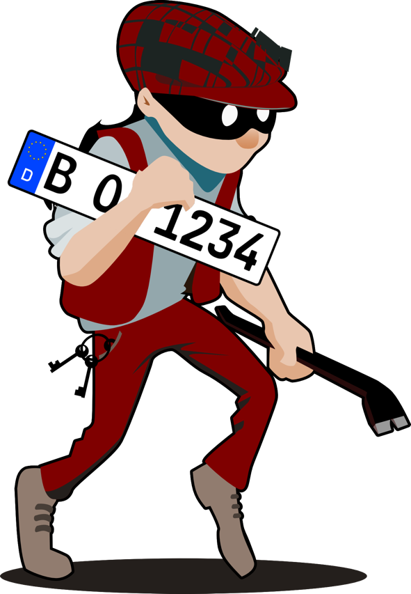 Ein Einbrecher Hat Ihr Kennzeichen Gestohlen - Catch Phrases (591x853)