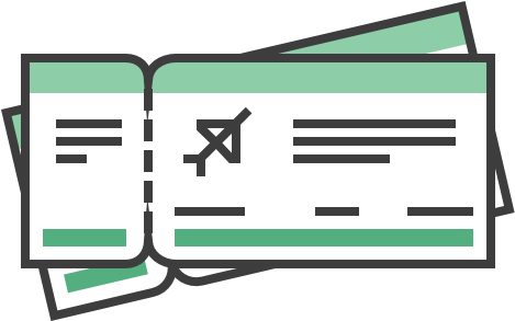 Flight Tickets Icon Png (512x512)