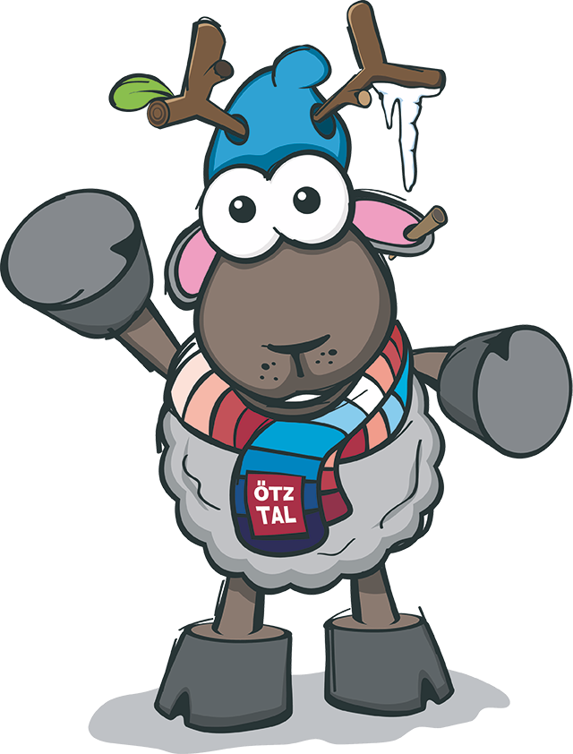 Familien Skiurlaub Im Ötztal - Cartoon (640x842)