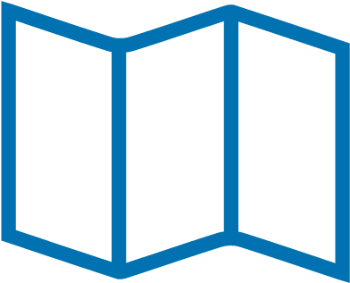 Brochure Icon - Folded Map Icon (400x400)