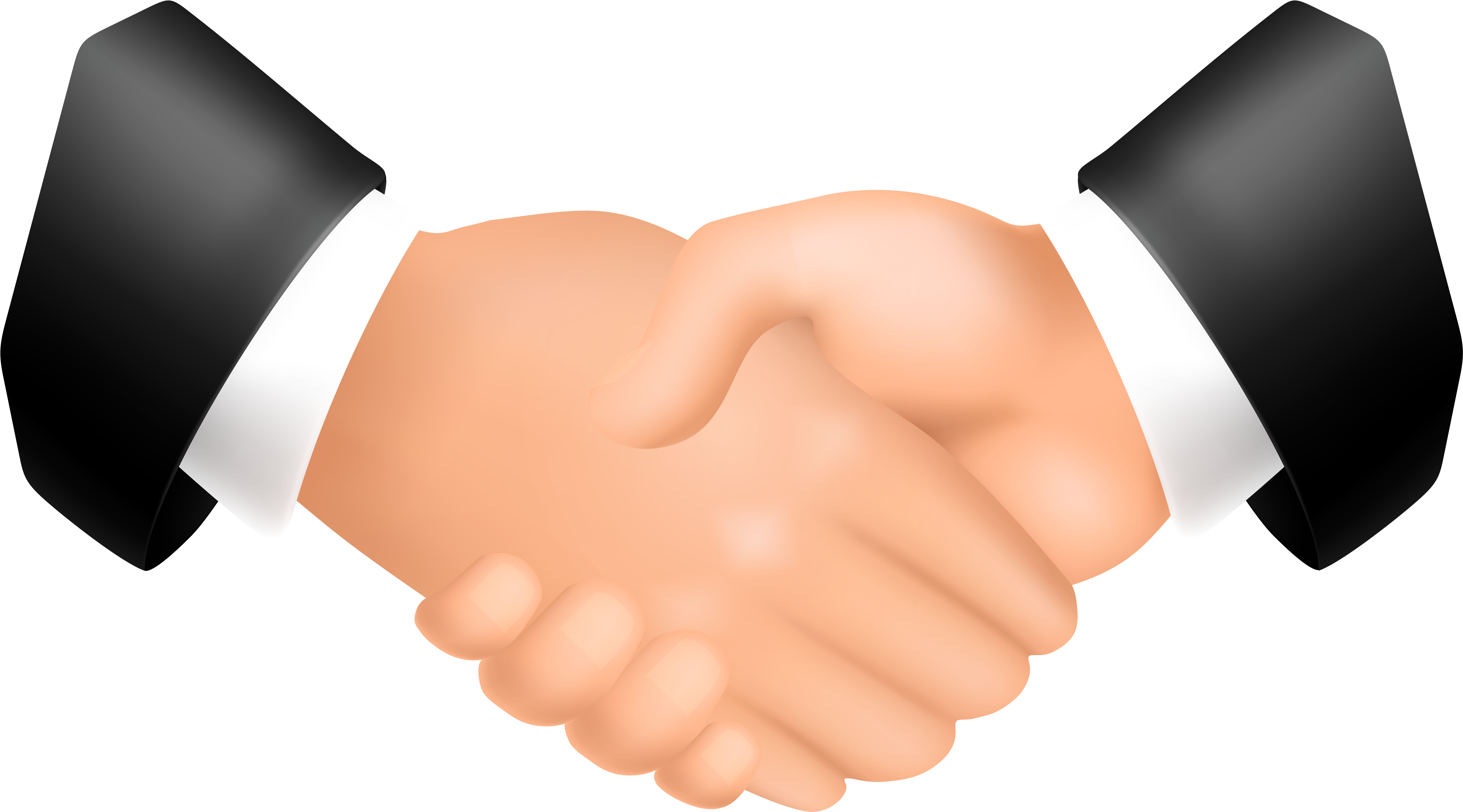 Online Hands Handshake Clipart Png - Shaking Hands Transparent Background (6189x3416)