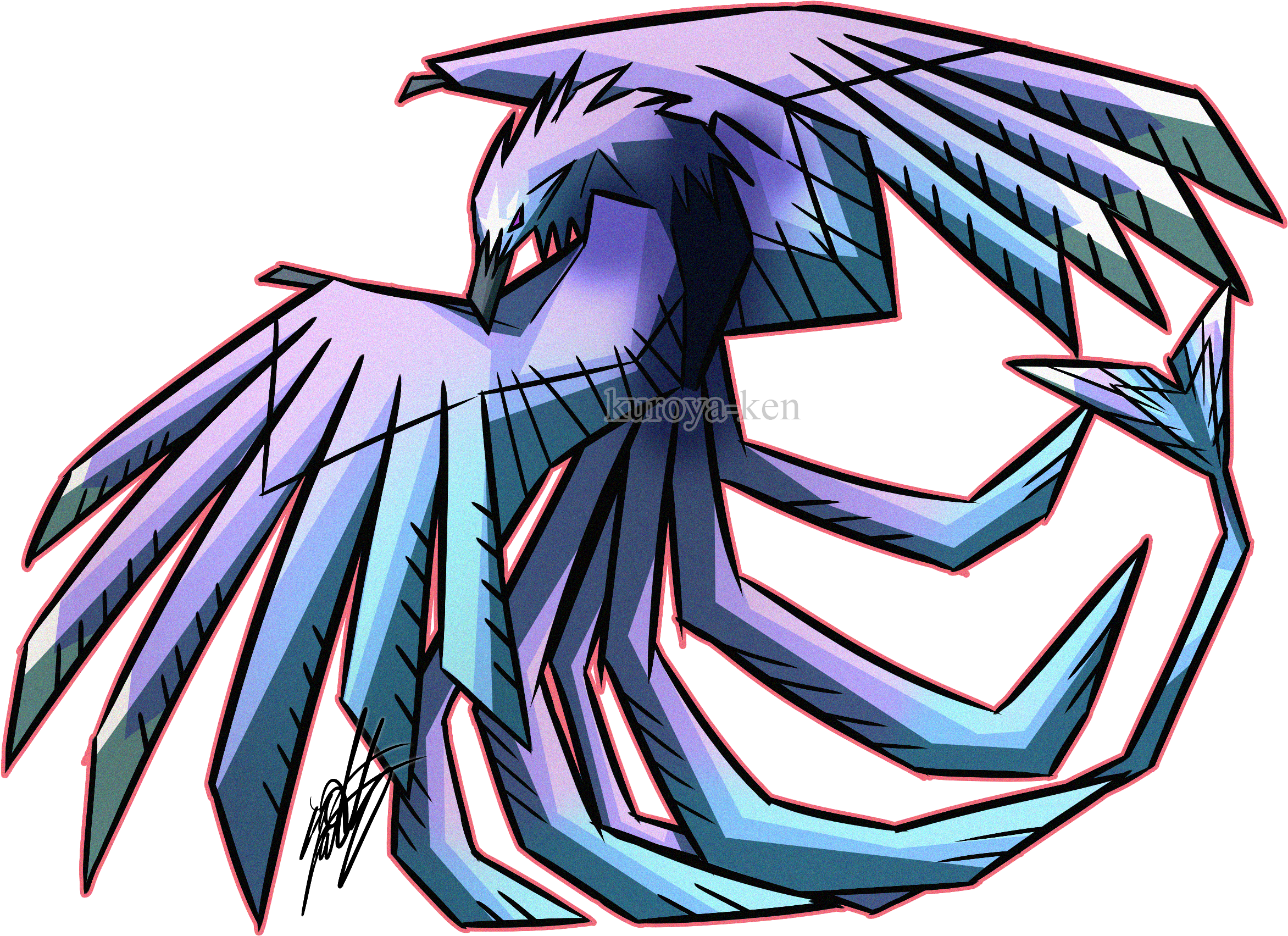 "only The Beautiest Will Survive" - Illustration (2400x1800)