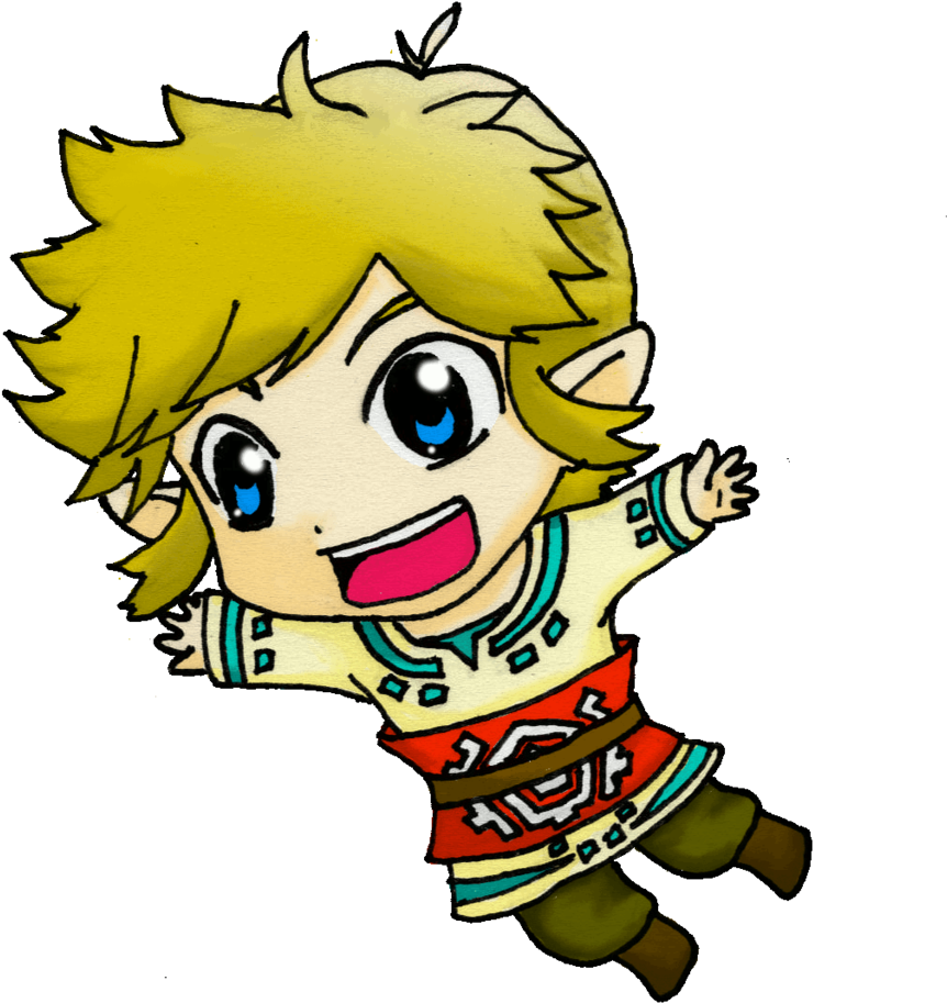 Easteregg23 64 16 Chibi Link - Chibi Link Skyward Sword (900x940)