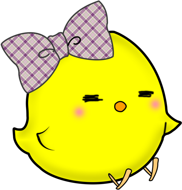 Chicken Clipart Cute Chibi - Cute Chicken Transparent (600x625)