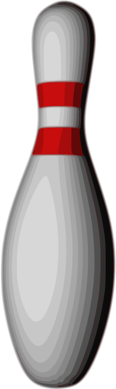 Bowling Clipart Skittle - Bowling Pin No Background (800x800)