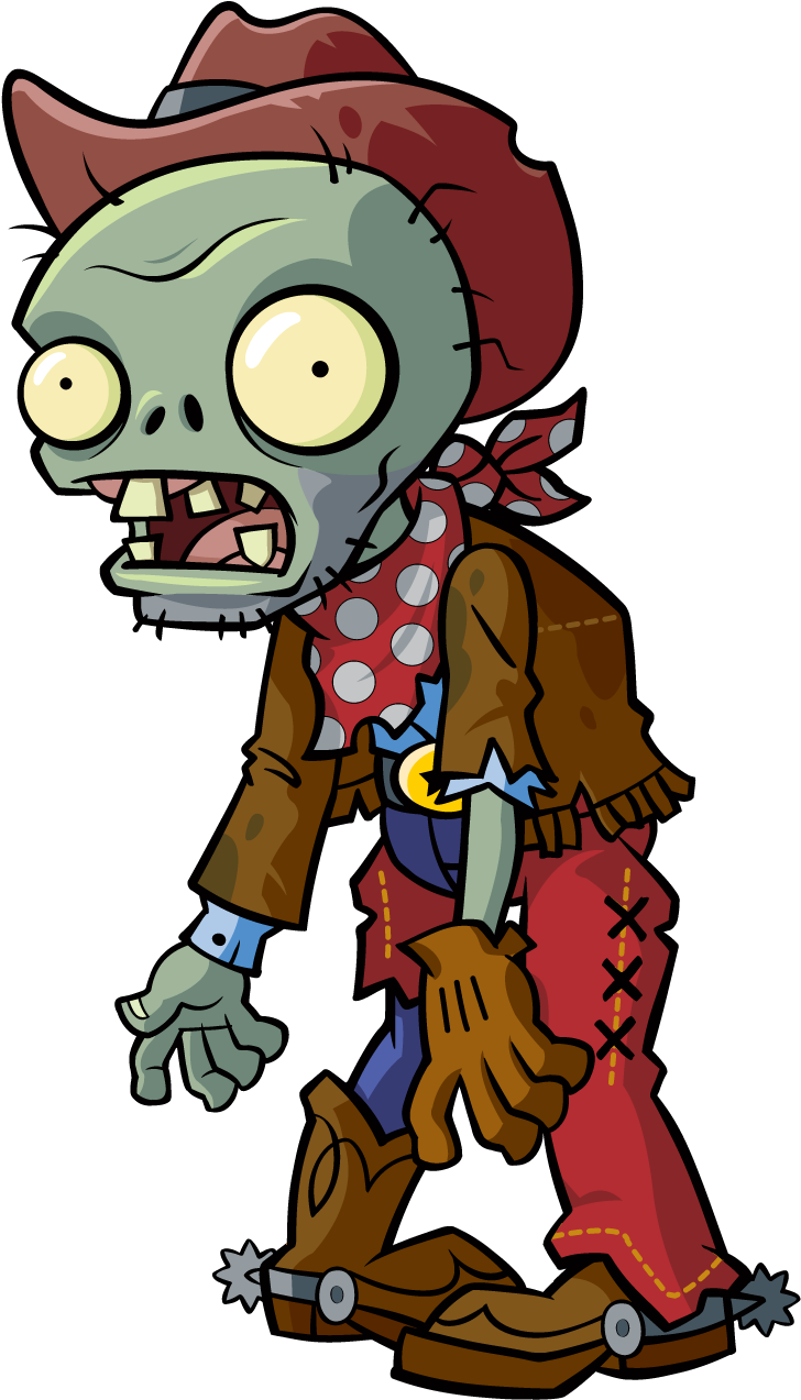 Zombi Vaquero - Plants Vs Zombies Zombie (931x1366)