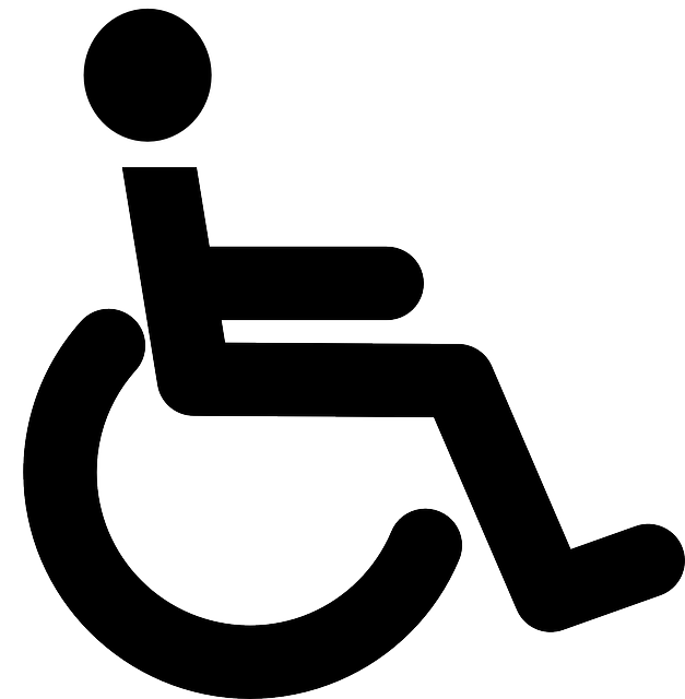 Rollstuhl Zeichen - Disabled Sign (627x640)