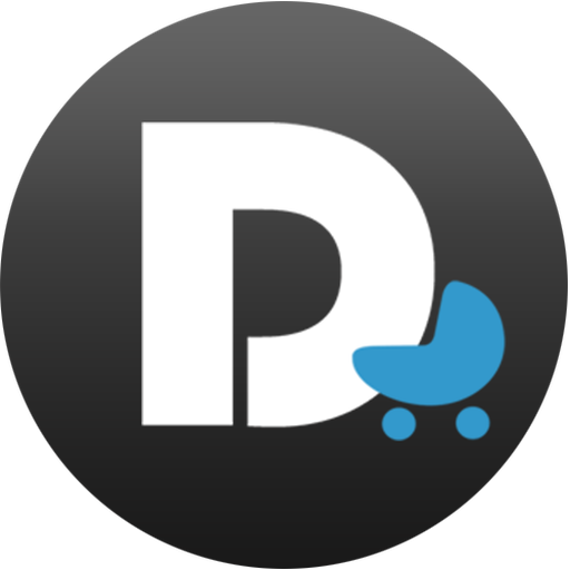 Icon Der App Super Dad Mit Großem, Weißem D Vor Dunkelgrauem - Icon (512x512)