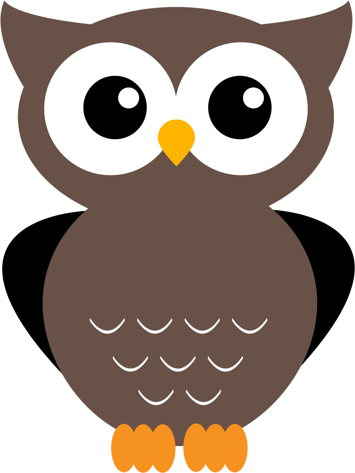Giggle And Print - Owl Clipart (1203x1600)