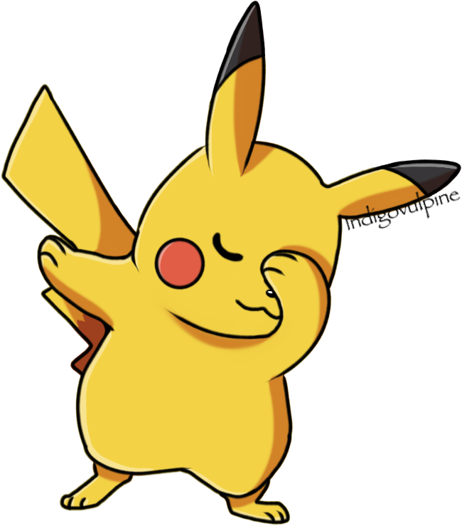 Pikachu Dab - Pikachu Dab Png (650x739)