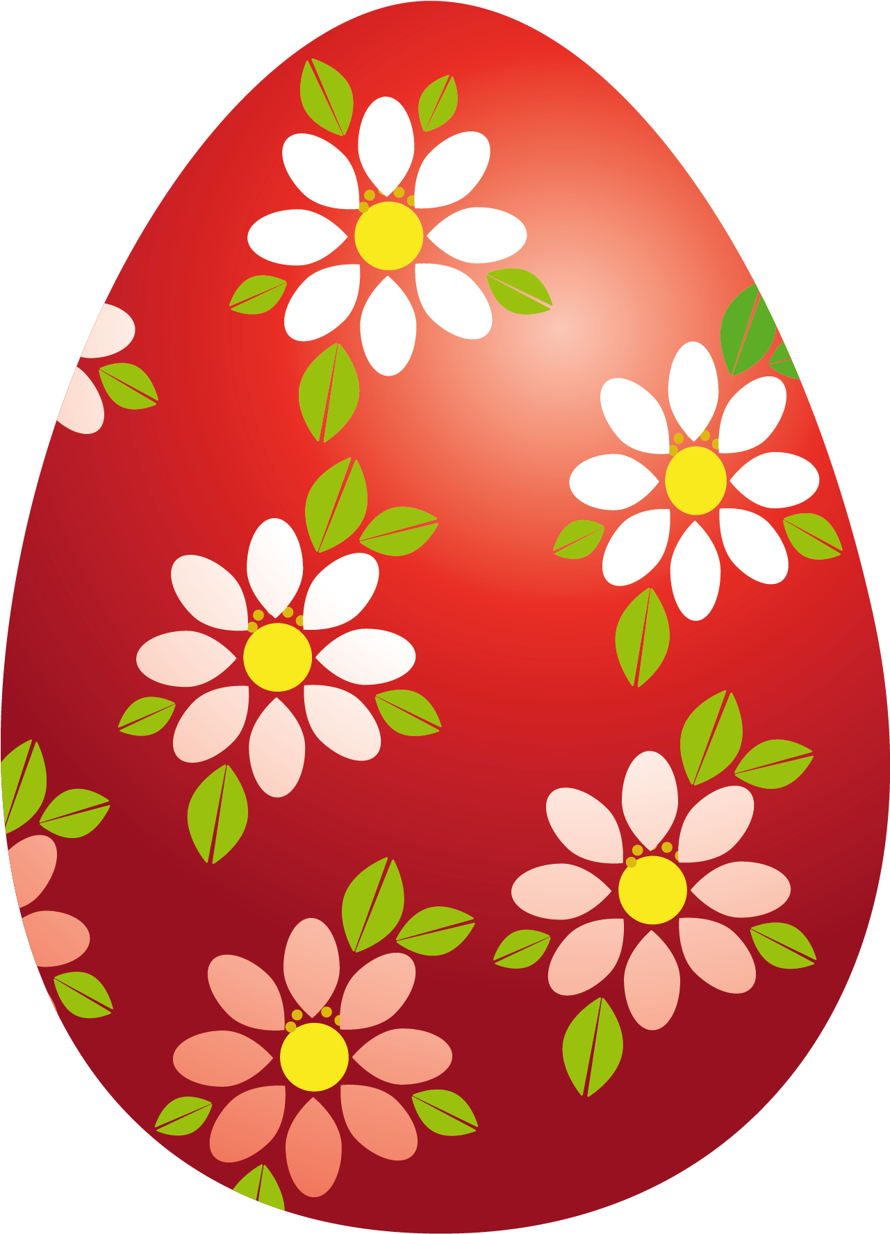 Oeufs De Pâques Clipart - Easter Egg Red Png (1494x1919)