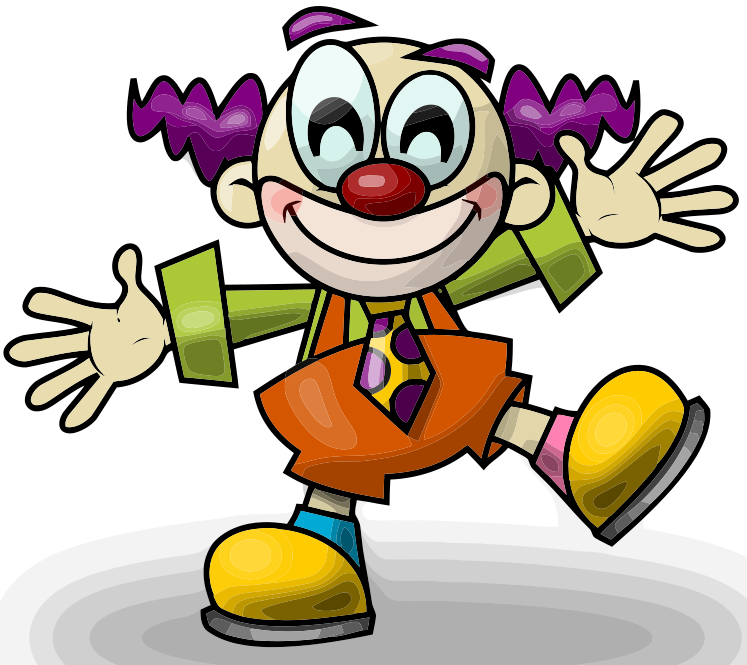 Schulfasching - " - Clowning Around Write Your Own Stories Book (747x665)