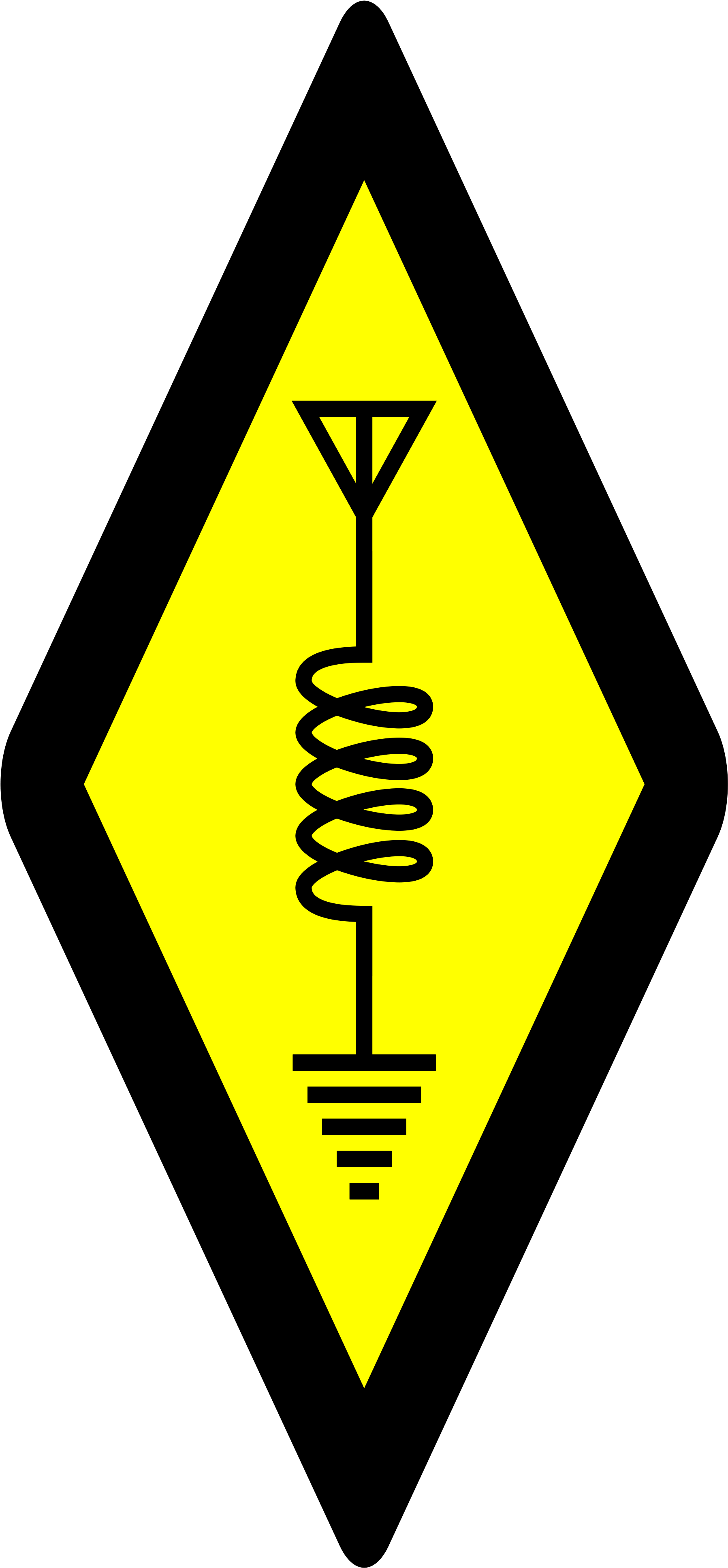 International Amateur Radio Symbol - International Symbol For Amateur Radio (2000x4000)