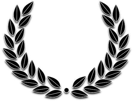 Kranz, Blatt, Gewinner, Meister - Corona Di Alloro Disegno (446x340)