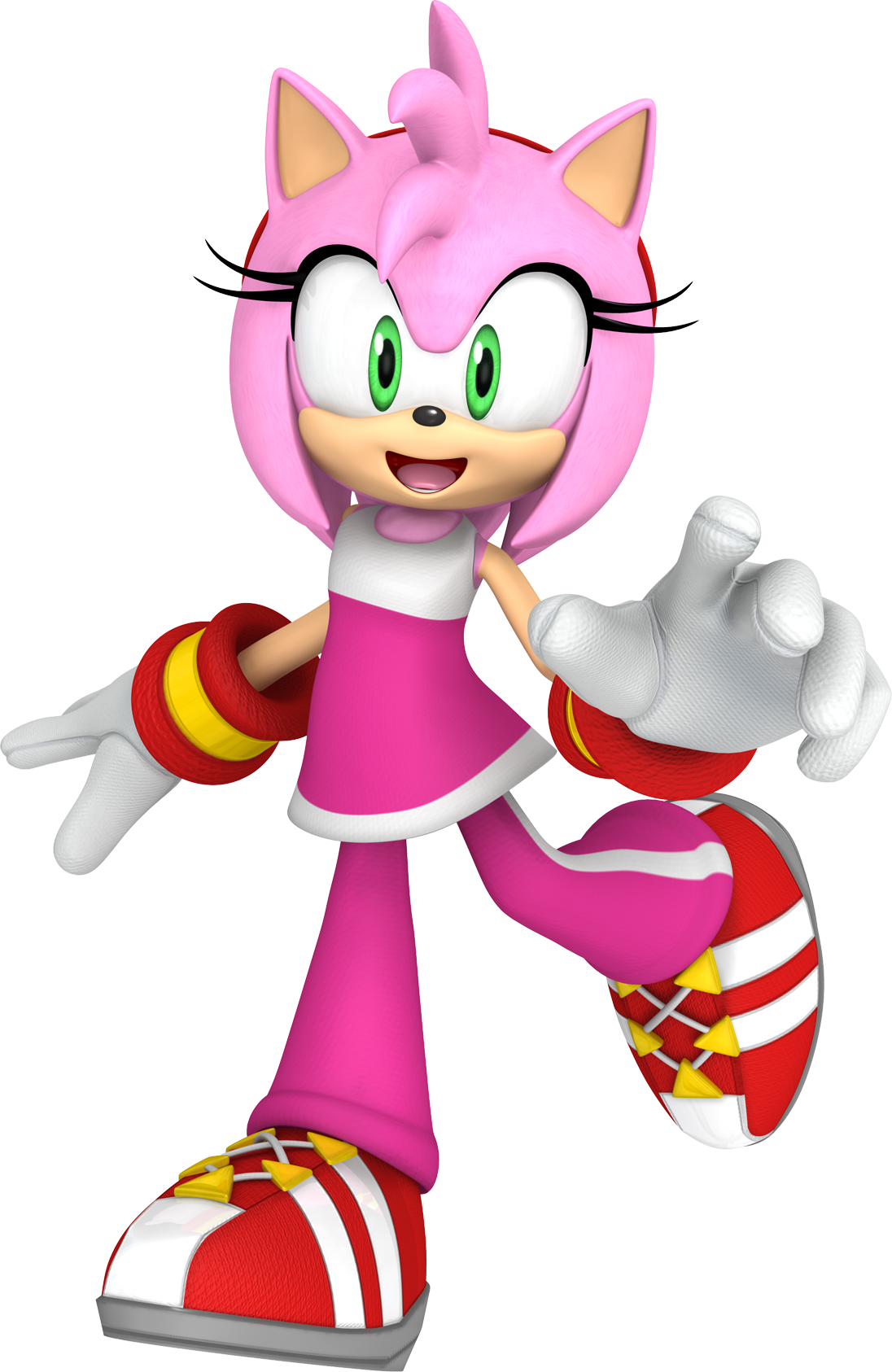 Sonic The Hedgehog Wallpaper Entitled Amy Rose The - Sonic Free Riders Sonic (1096x1686)