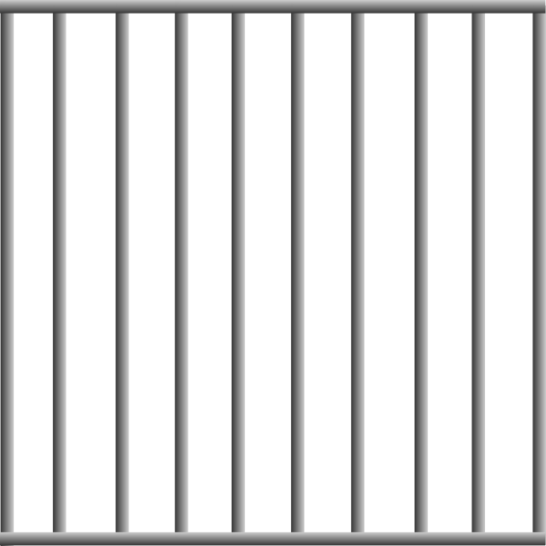 Jail Windows Cliparts - Jail Bars Transparent Background (600x600)
