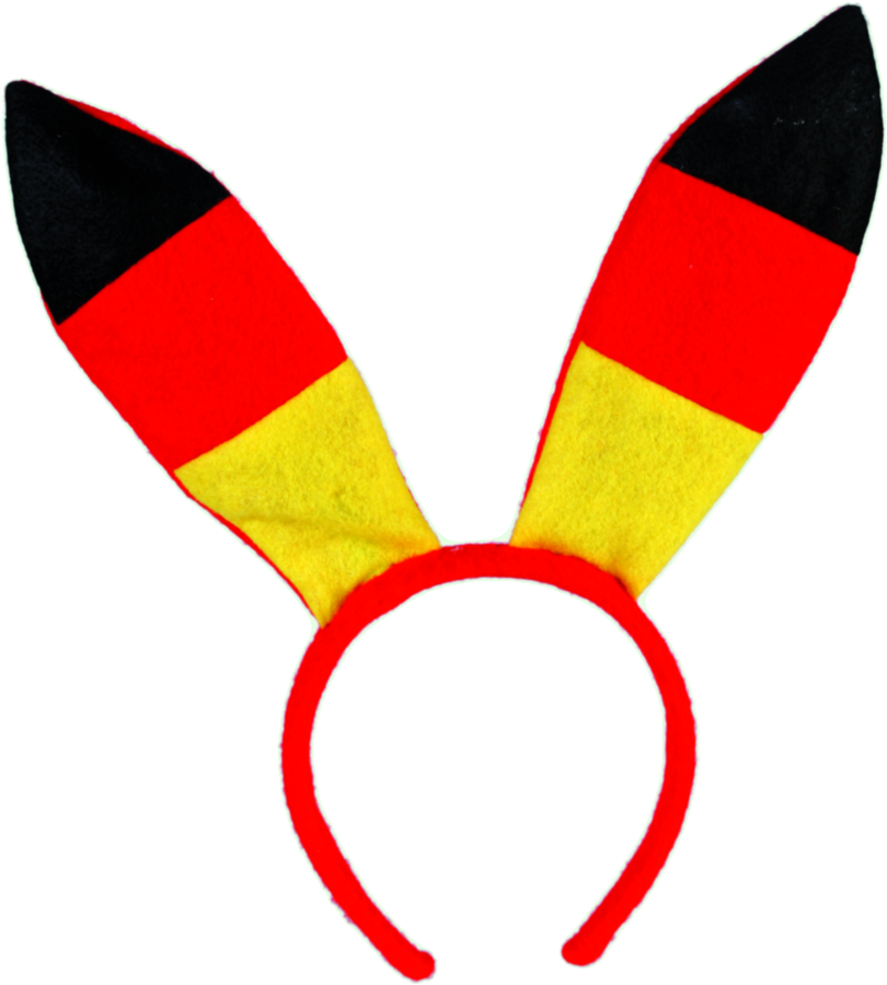 Plüsch Haarreif Deutschland Flagge Bunny Ohren - Germany (1000x1000)