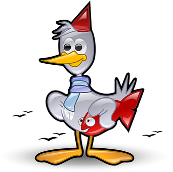 Gull, Openoffice, Otto, Logo, Mascot - Openoffice (374x340)