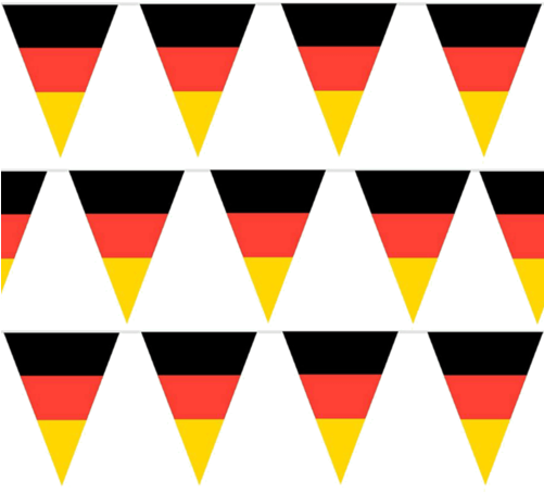 Pennant Garland 5 Meters "germany" Fan Article - Graphic Design (500x500)