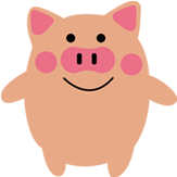Animal - Cute Pig Cartoon (300x400)