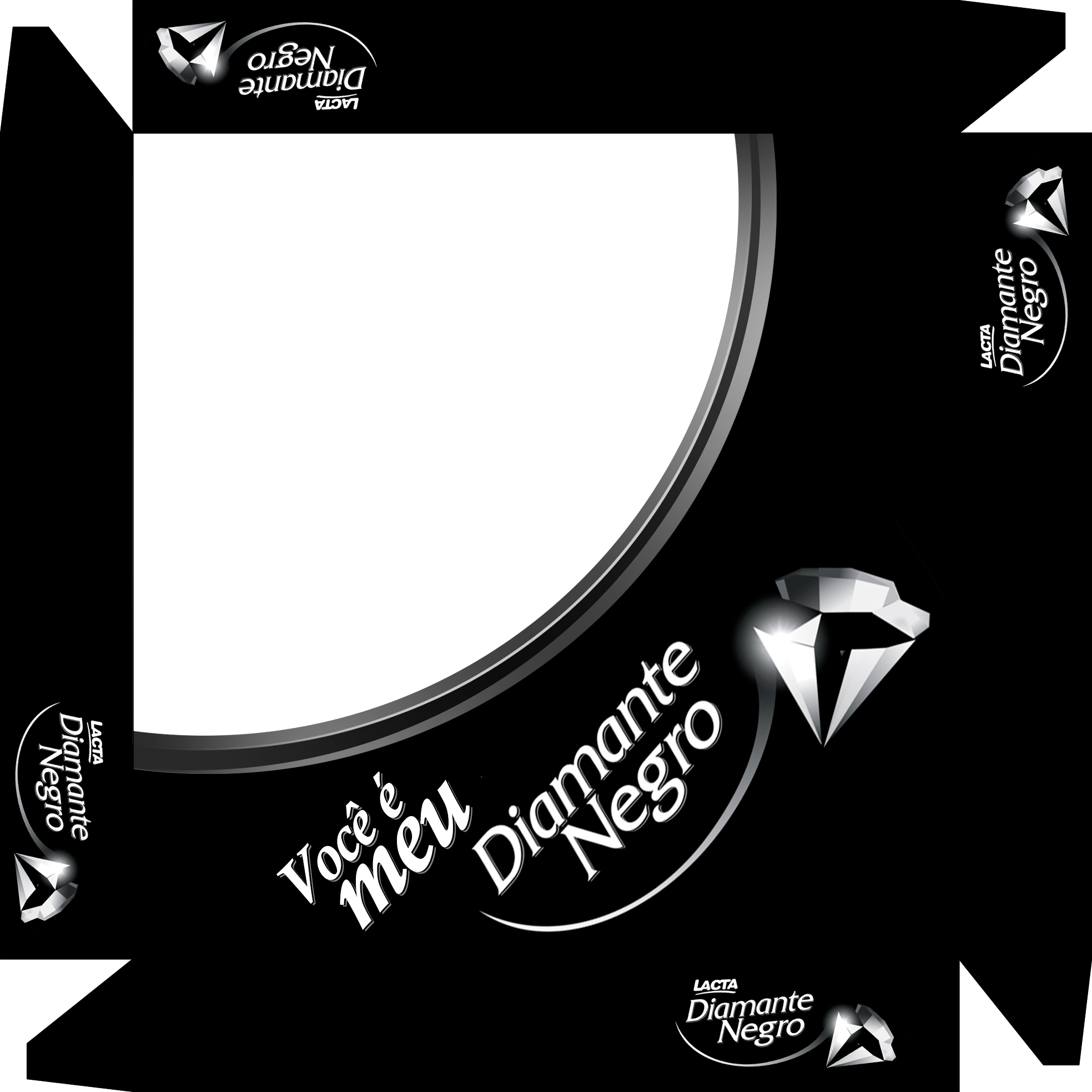 Caixa De Bombom Dia Dos Namorados Diamante Negro - Lacta Diamante Negro 150g (1967x1967)