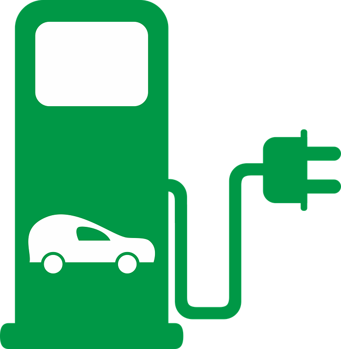 Stromtankstellen Flensburg - Electric Car Station Clipart (702x720)