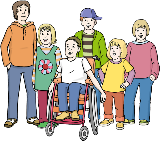 Lebenshilfe Für Menschen Mit Geistiger Behinderung - Menschen Mit Behinderung Clipart (574x500)