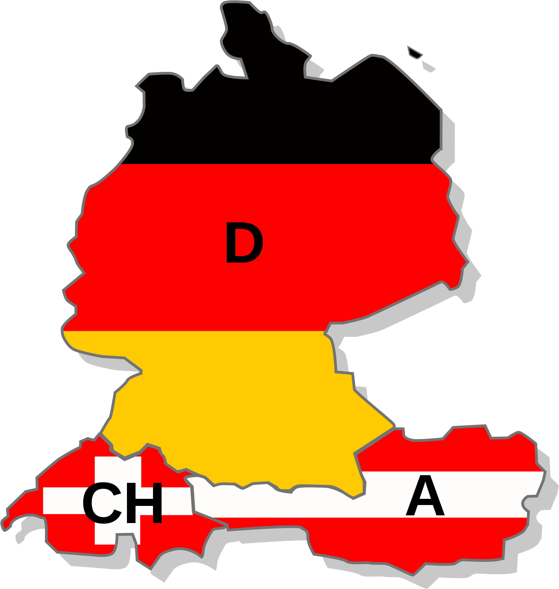 „frankfurter Consilium Dreiländerfreundschaft“ - German Speaking Countries Da Ch (2000x2101)