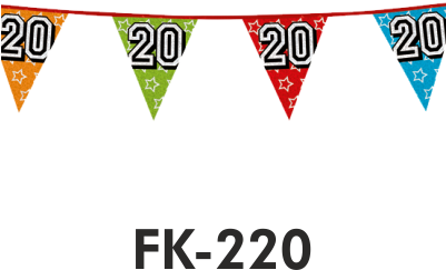 Gefunden In Outdoor-dekor - Number 20 Multi Colour Penant Banner Bunting Birthday (400x400)