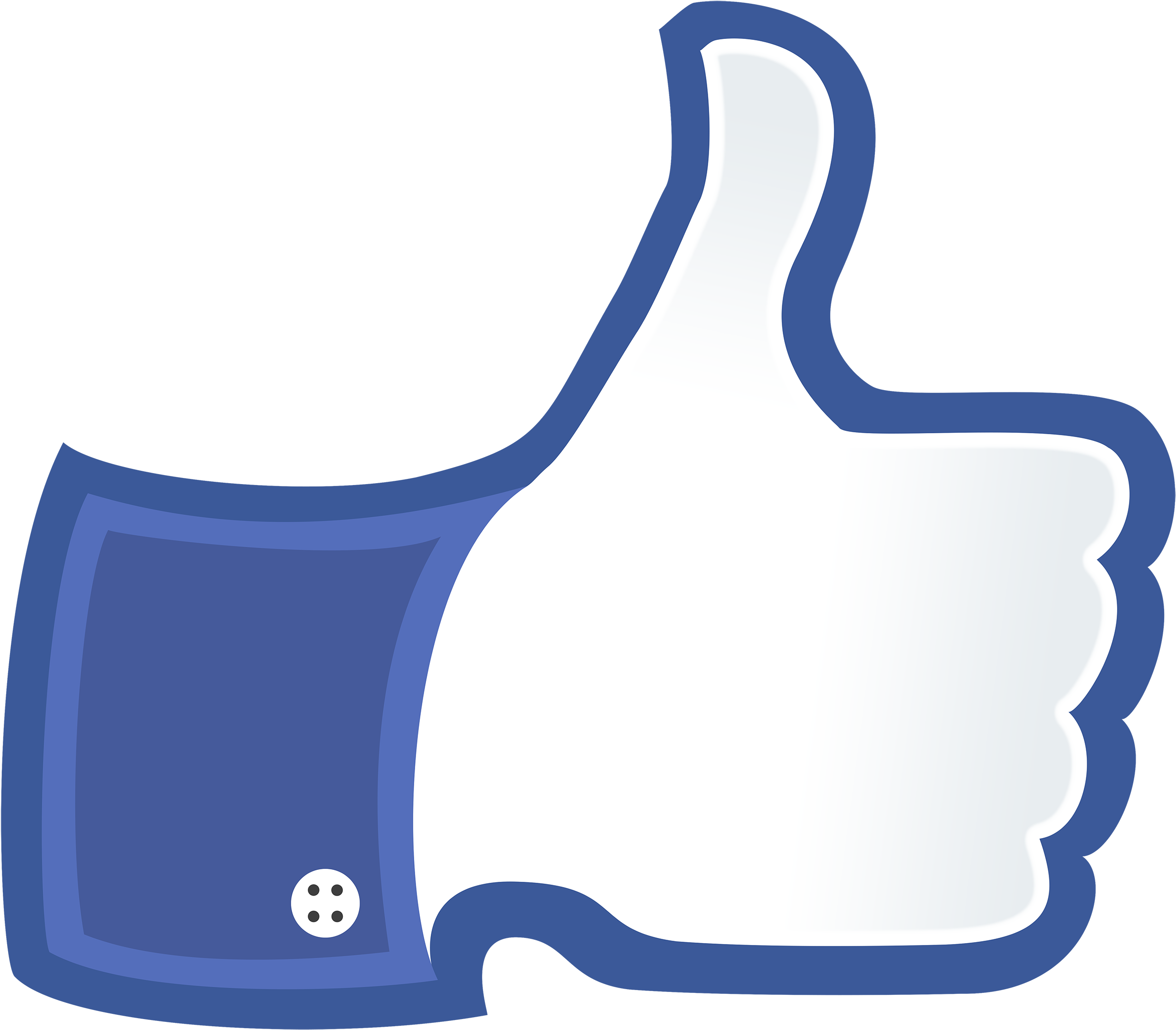 Facebook Daumen - Thumbs Up Clipart Transparent Background (2560x2560)