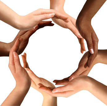 Hands - Multi Racial (347x346)