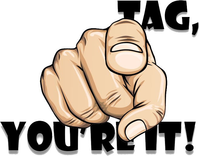 Pin Tag Game Clipart - Pointing Finger (700x700)