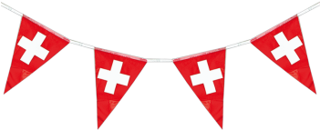 Wimpelkette Schweiz 6m Pe Rot Weiss L 6 M - Wimpelkette Schweiz (350x350)