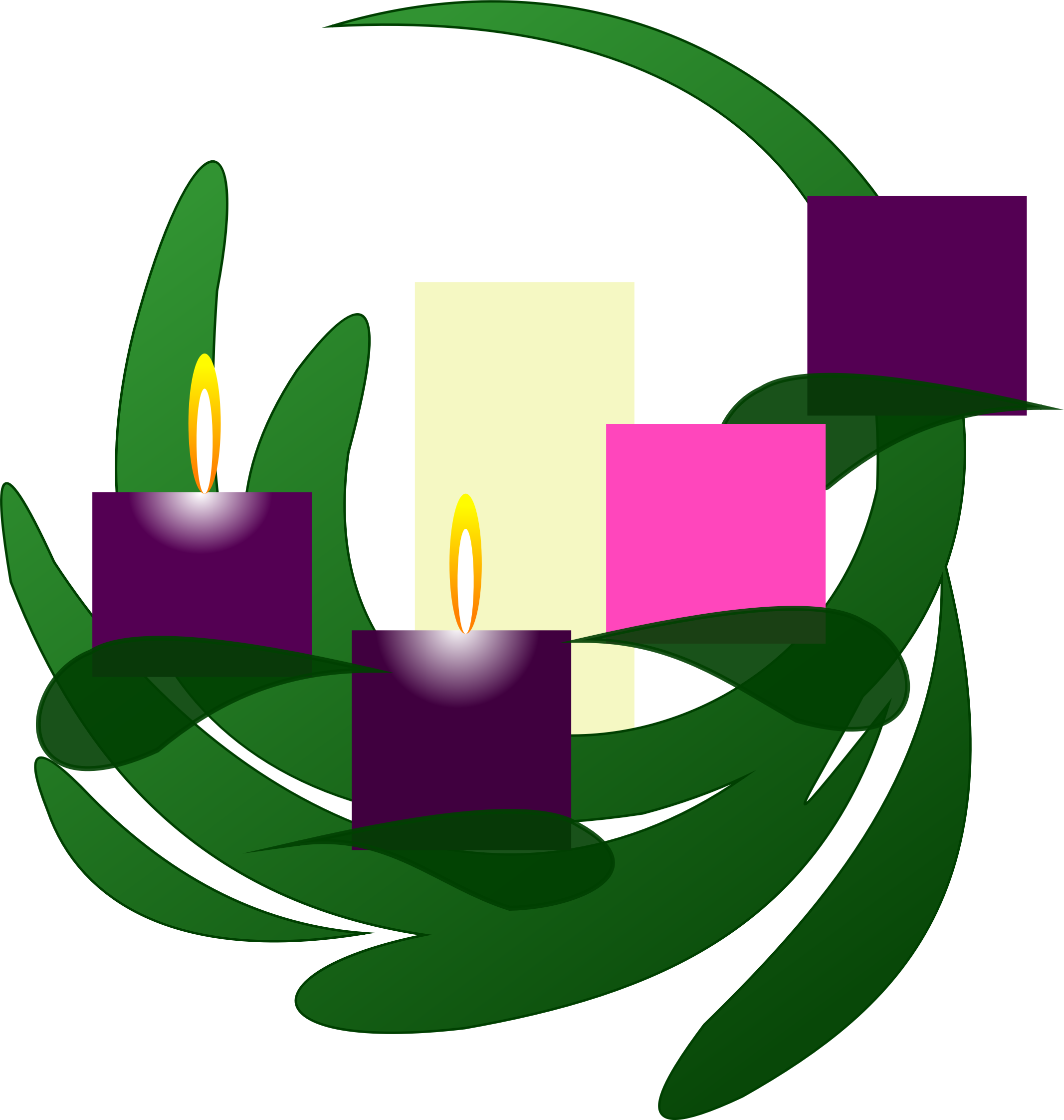 2 Advent Clipart - Fourth Sunday Of Advent (2133x2243)