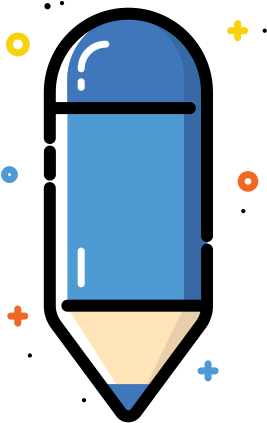 Colorful, Picturesque, Office, Bureau, Pencil, School - Icon (512x512)