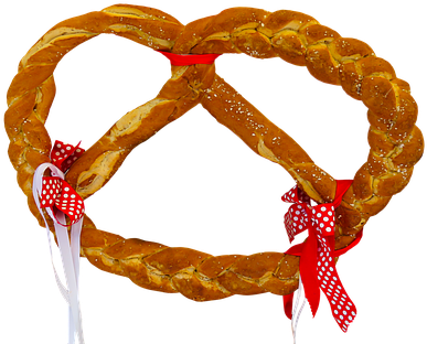 Breze Brezel Essen Tradition Salz Biergart - Pretzel (436x340)