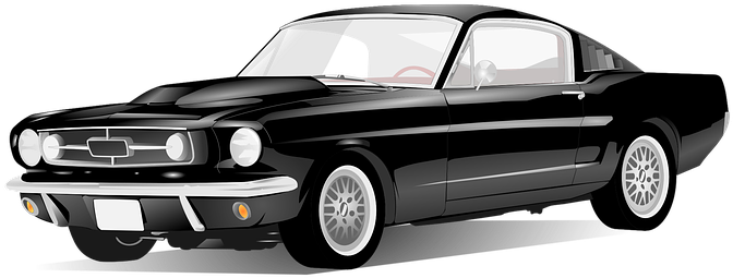 Sportwagen Oldtimer Rennwagen Schwarz Jahr - Transparent Image Of A Car (680x340)