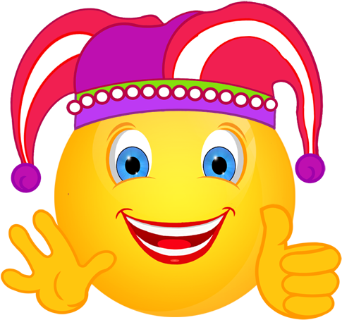 Smiley-fasching Daumen Hoch - Fasching Smiley (640x480)