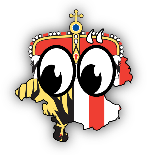 Mascot Of The Ooe Quiz - Oberösterreich Wappen (512x566)