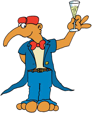 Einladung Zum Neujahrsempfang - Cartoon (430x430)