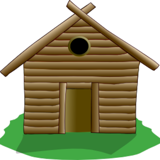 Log Cabin Shower Curtain (1024x1024)