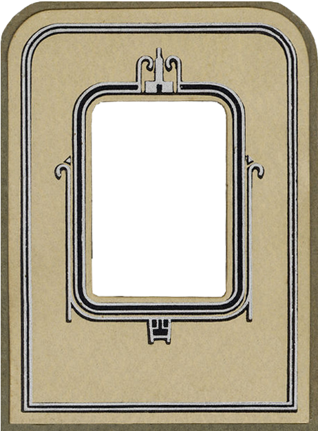 Vintage Cabinet Card Photo Frame Pressboard 5 By ~eveyd - Cabinet Card (475x634)
