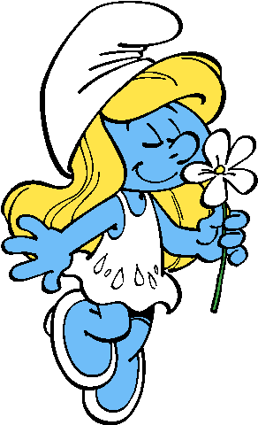 Pitufina Para Imprimir - Smurf Clipart (300x495)