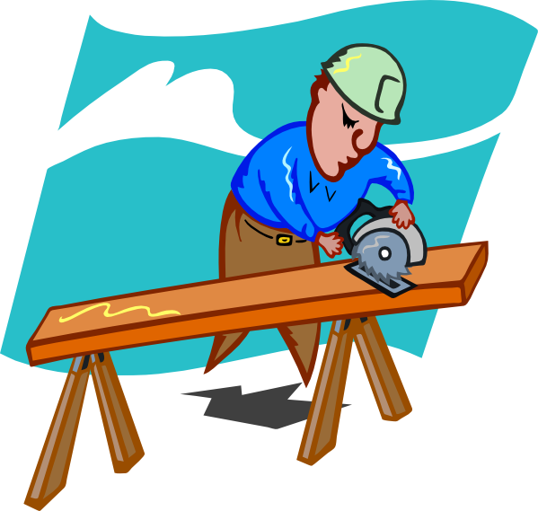 Stolarz - Clip Art Carpenter (599x569)