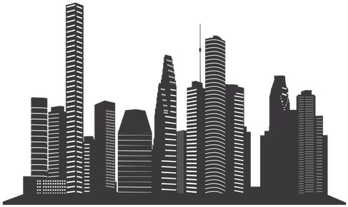 Heuston Skyline Silhouette - Skyline (512x512)