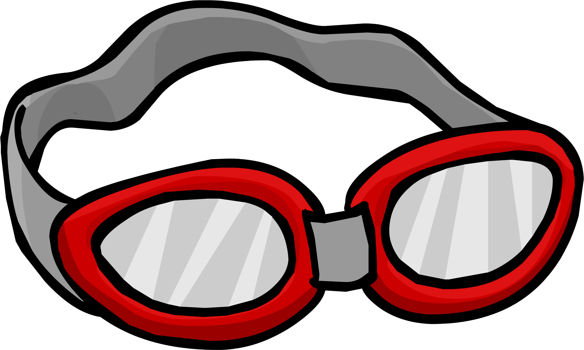 Goggles Clipart - Swimming Goggles Clipart (1873x1122)