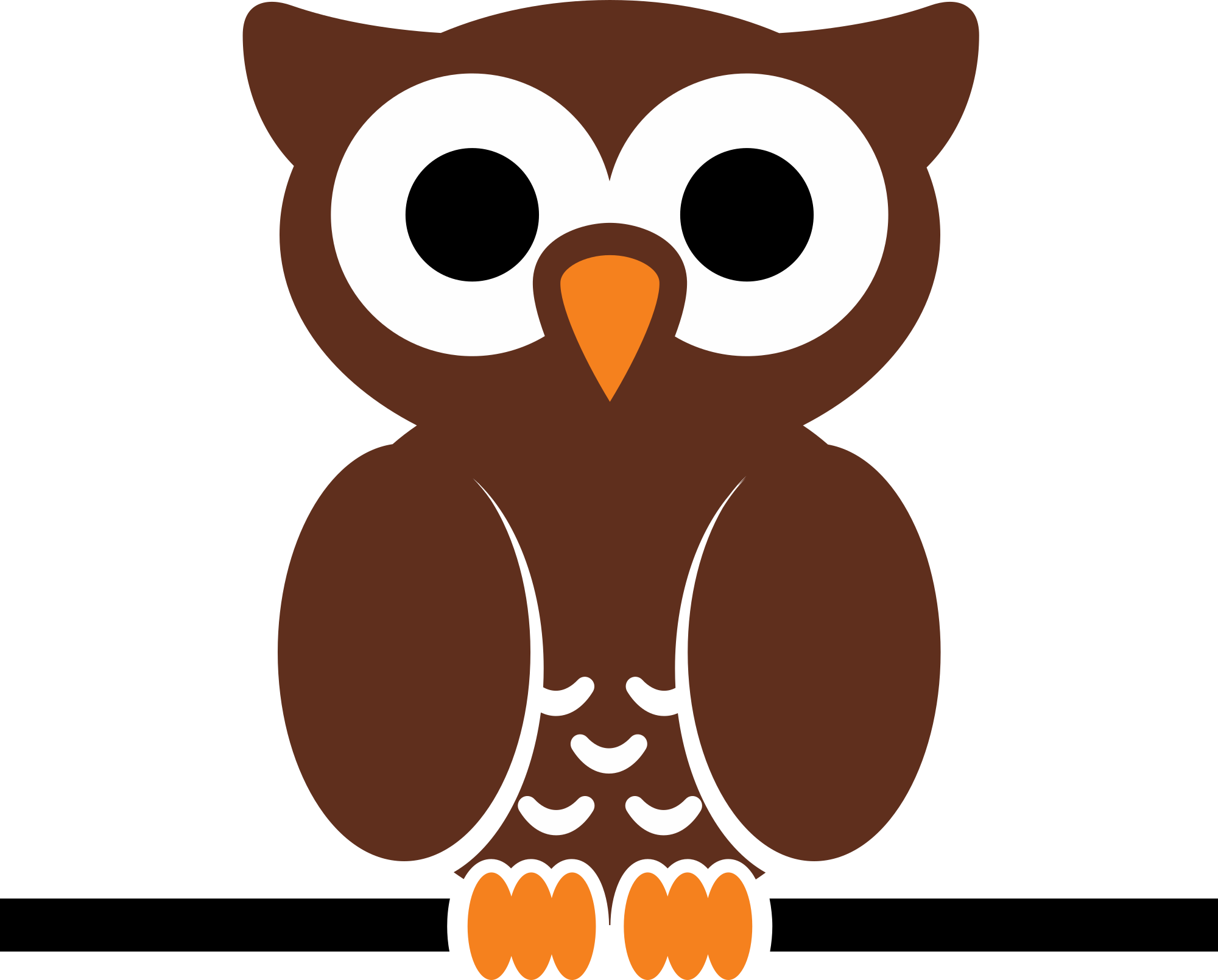 Clipart Owl On Wire Dc61 - Fun Facts About Owls (2000x1609)