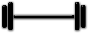 Weight Lifting Barbell Clipart - Lifting Weight Icon (420x420)